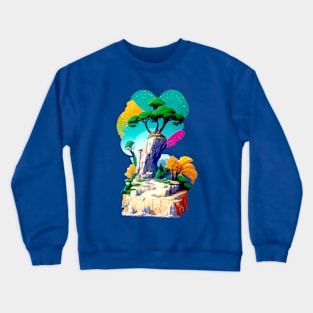 abstract art nature ilustrator Crewneck Sweatshirt